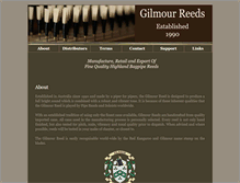 Tablet Screenshot of gilmour-reeds.com